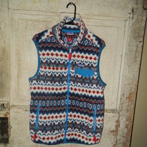 Patagonia Synchilla Men's Aztec Tribal Fleece Vest RARE Size M (E-31)
